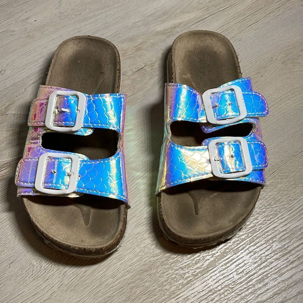 Capelli-Girls Sandals-Size 1 Opalescent